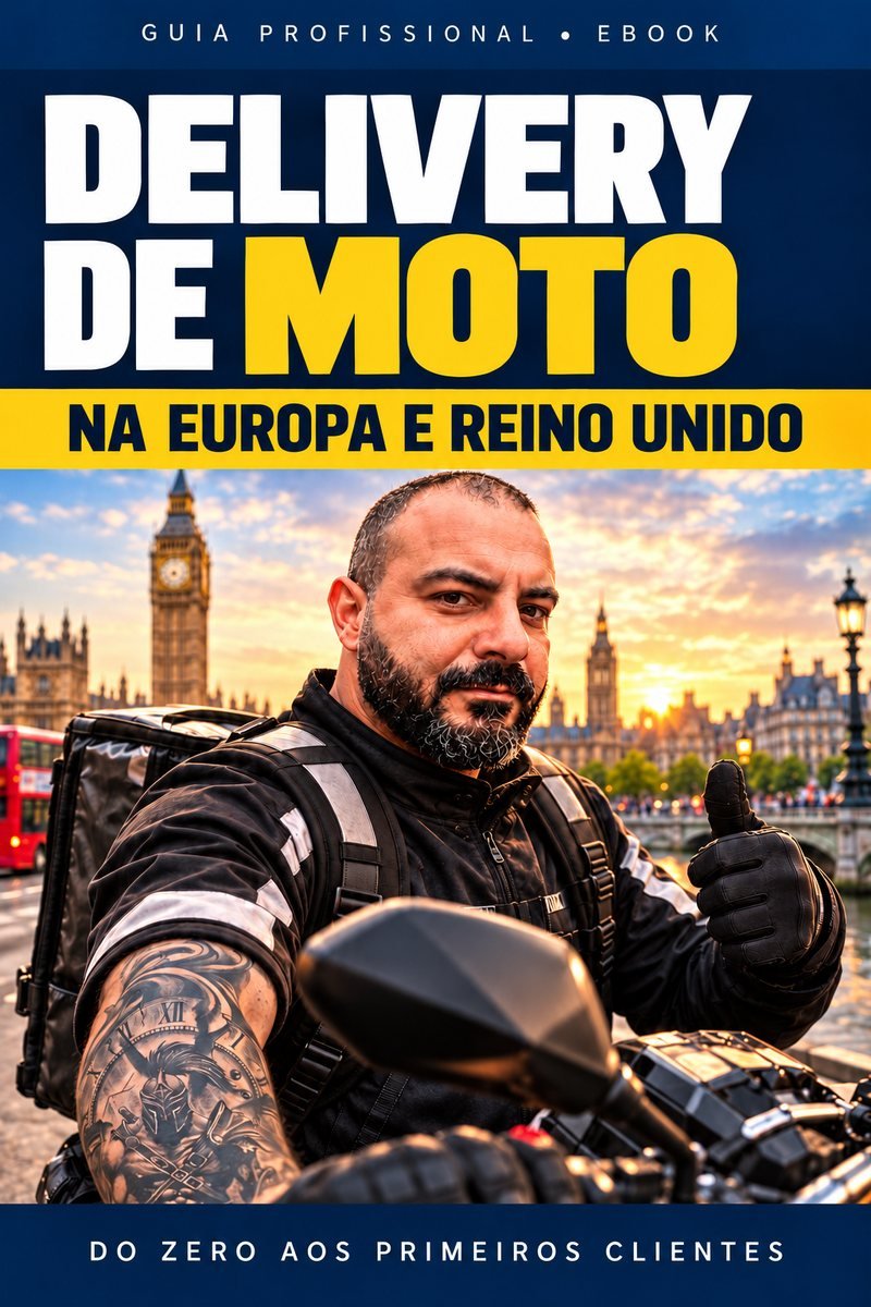 Capa do eBook Delivery de moto no Reino Unido e Irlanda