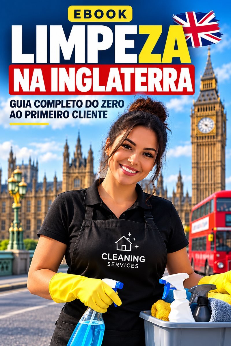 Capa do eBook Limpeza profissional no Reino Unido e na Europa